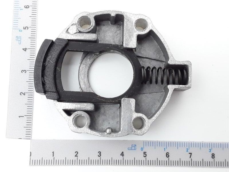 Arretierplatte mit integrierter Druckfeder und Druckplatte für Scheppach-Produkte
