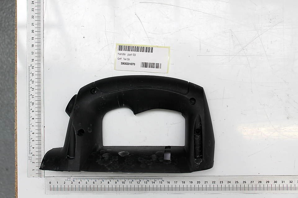 Scheppach-Handgriffteil (Griff) für Werkzeug, Teilstück mit integriertem Loch