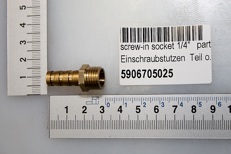 Scheppach-Screw-in-Socket (Teil 5906705025) mit 1/4" Anschluss