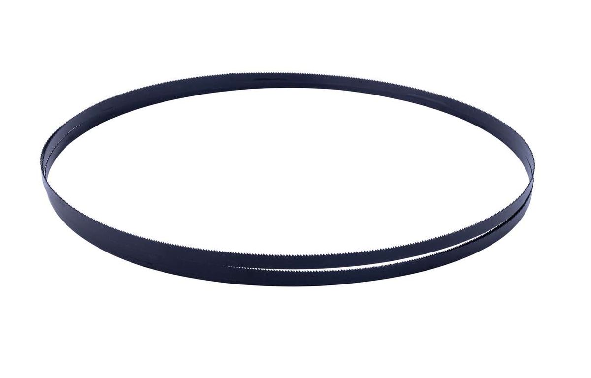 Sägeband 2240x6x0.35x24TPI HBS400, von oben fotografiert.