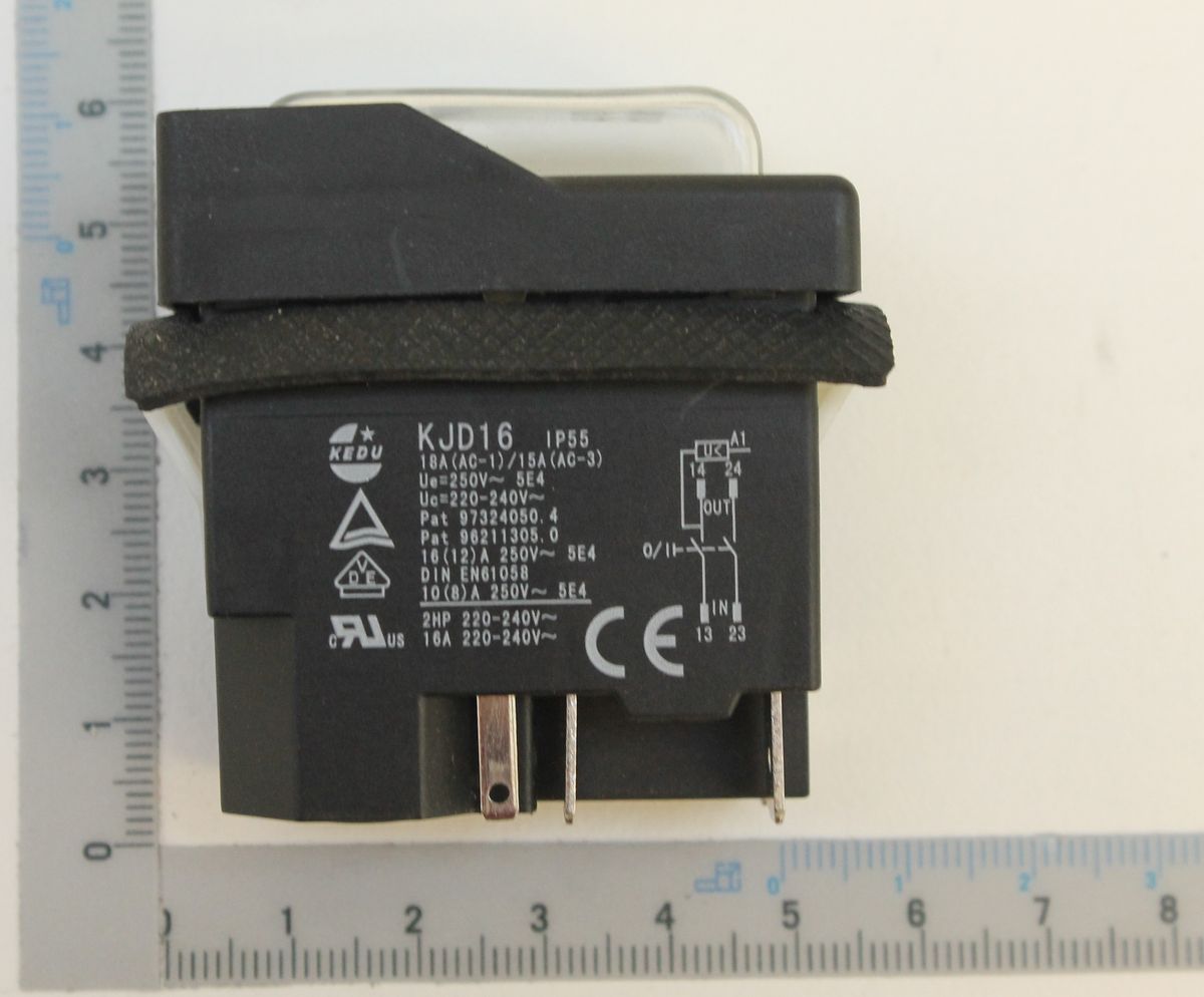 Elektro-Schalter mit IP55-Beschichtung, KJD16-Modell, technische Datenblätter