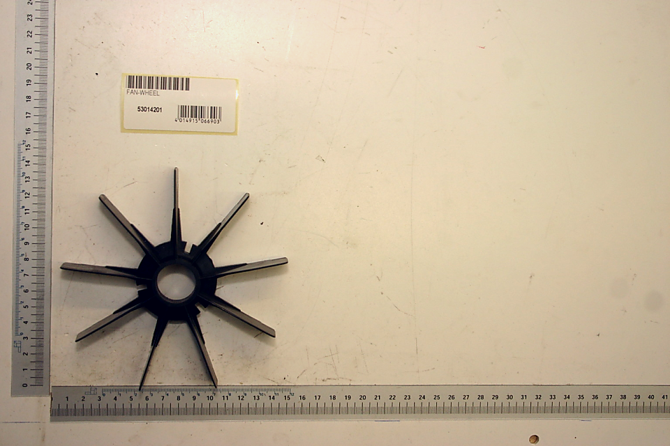 Scheppach Lüftungsrad für Elektromotor, Fanrad mit radialen Auslegern