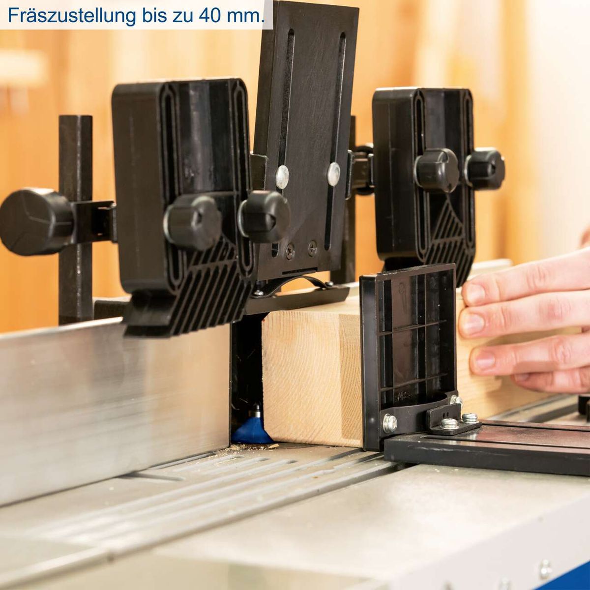 Spannzange für Tischfräsmaschine mit Einstellbarkeit bis 40 mm für präzise Bearbeitung