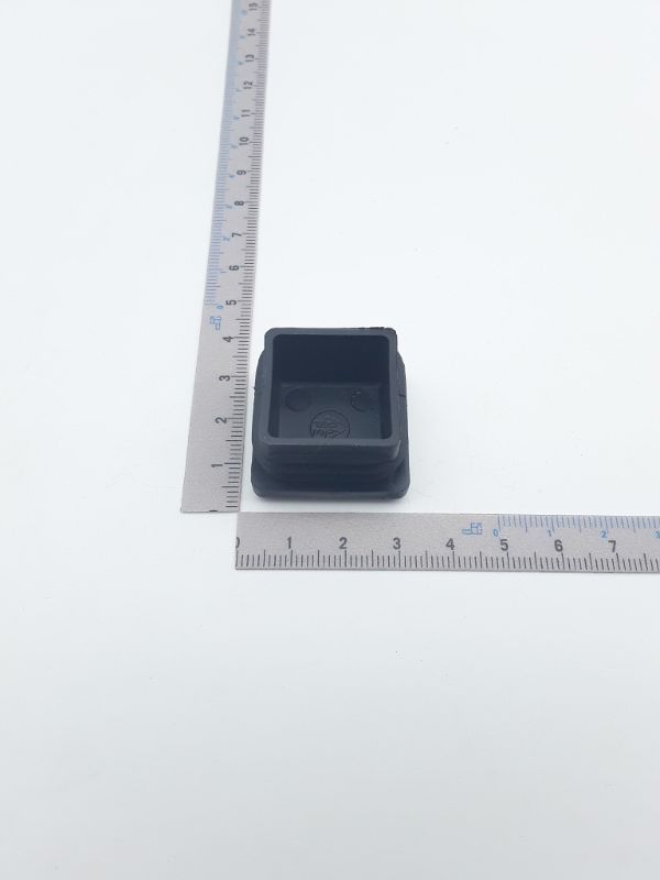 Kunststoffgleiter RAL9005 von Scheppach, Ansicht von oben.