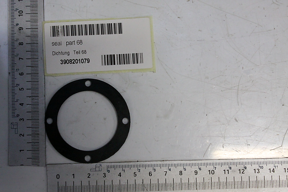 Scheppach-Dichtungsteil (Teil 68) mit Markierung und Lochanordnung