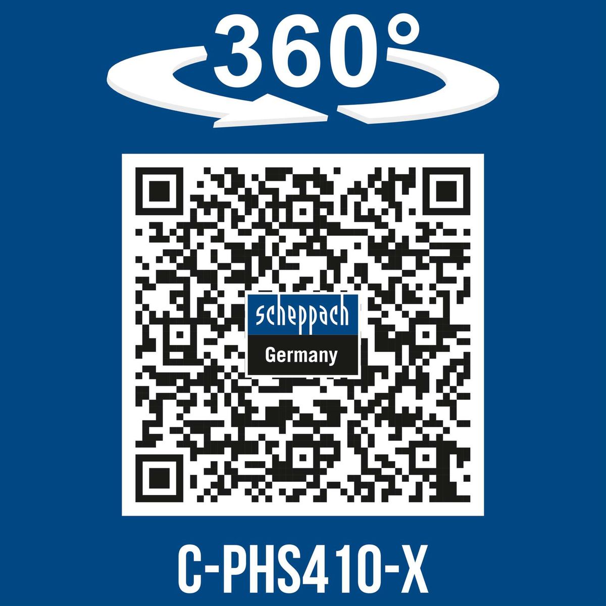 360°-Drehfunktion für präzise Einstellungen des Scheppach-Tools C-PHS410-X