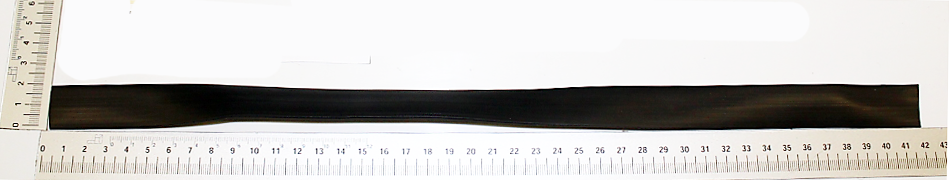 Scheppach-Gummileiste (Teil 1) mit Maßband für präzise Messung