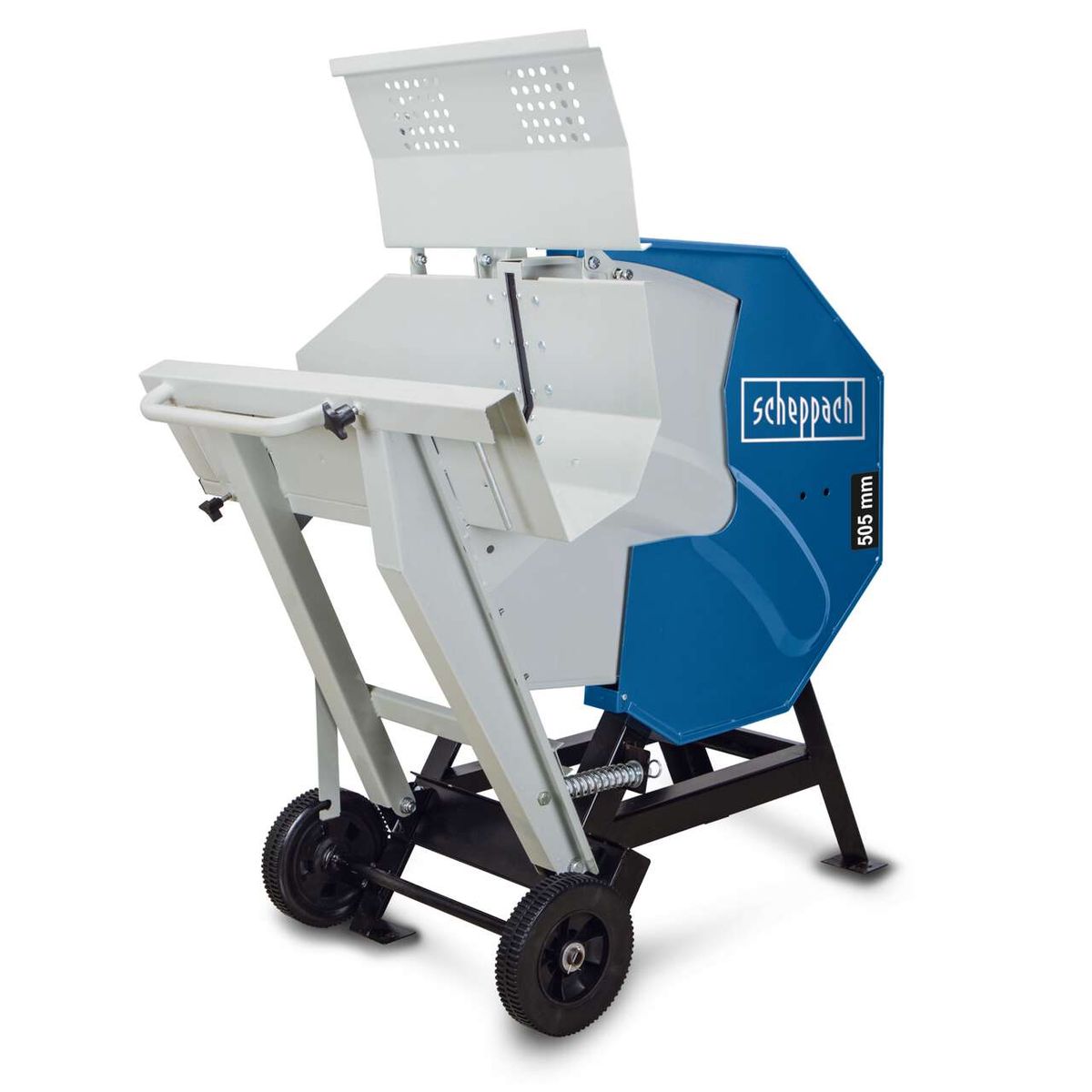 Scheppach rocking log saw HS510 with 505 mm width, 3000 W power, 230 V, 50 Hz