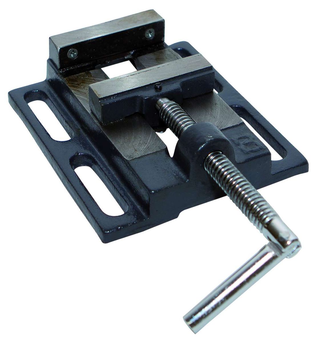 Scheppach-Schraubstock mit Handhebel und Arbeitsplatte