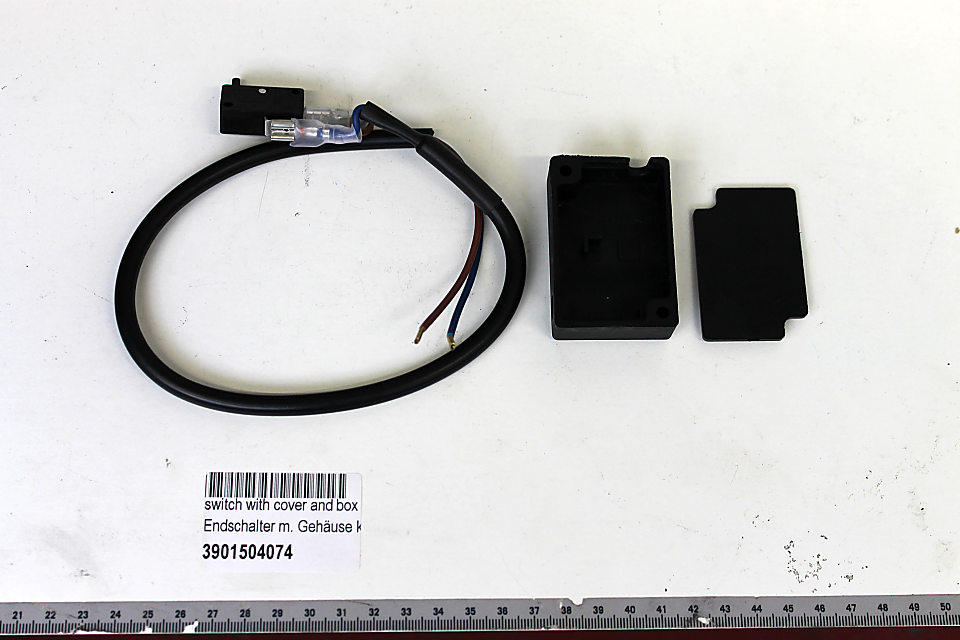 Endschalter mit integriertem Gehäuse und Kabelanschluss, Teil der Komplettset-Serie