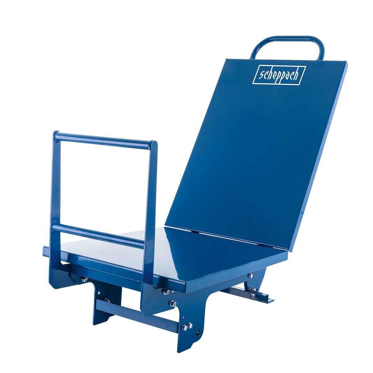 Scheppach-Flatpritsche für Dumper, Produktansicht von der Seite