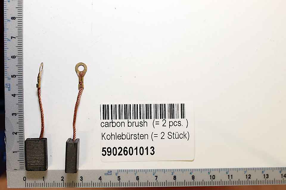 Kohlebürste (Scheppach) mit Halterung für Set 5902601013