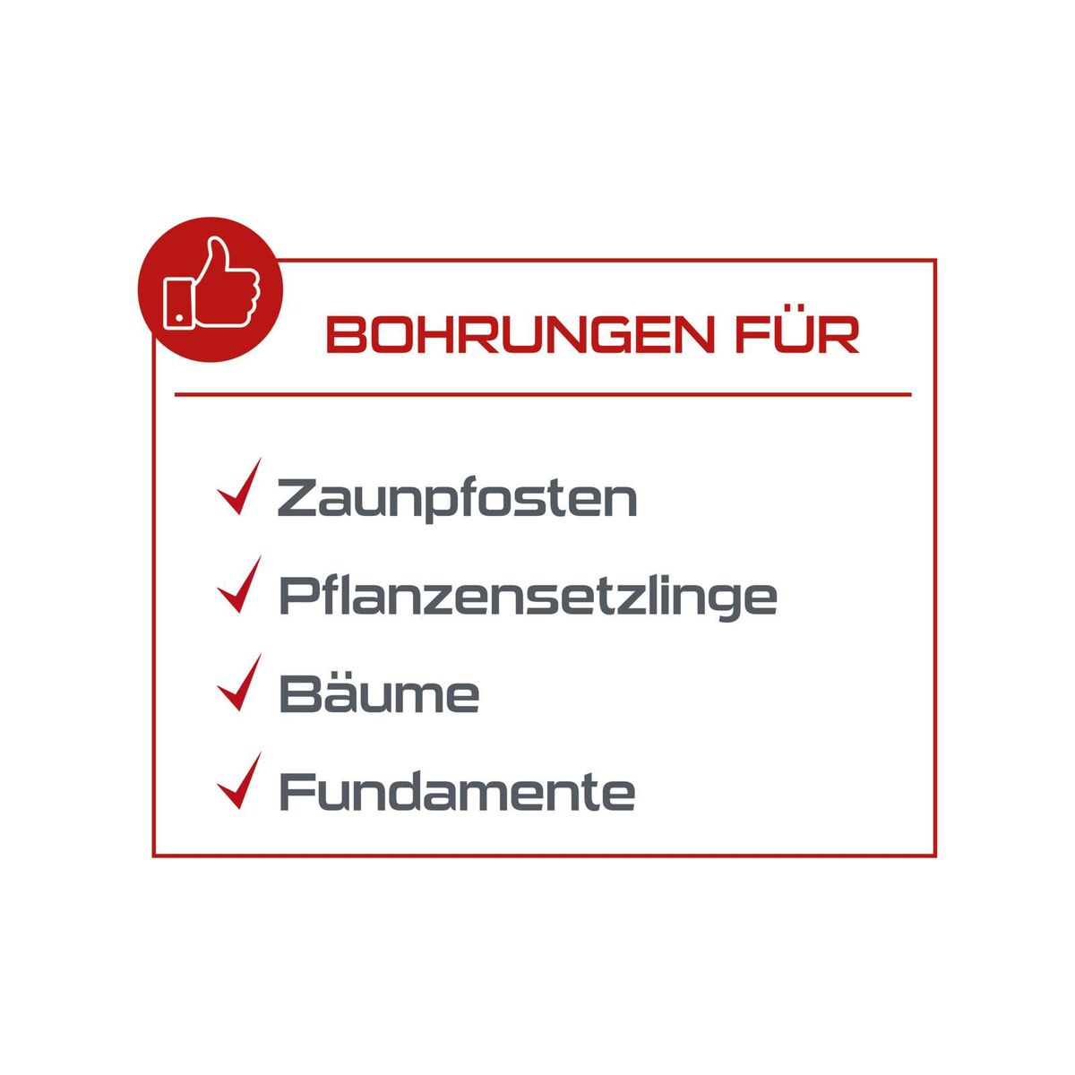 Werkzeug-Übersicht für Bohrtechniken: Pfahl-, Baum-, Pflanzensetz- und Fundamentbohrungen