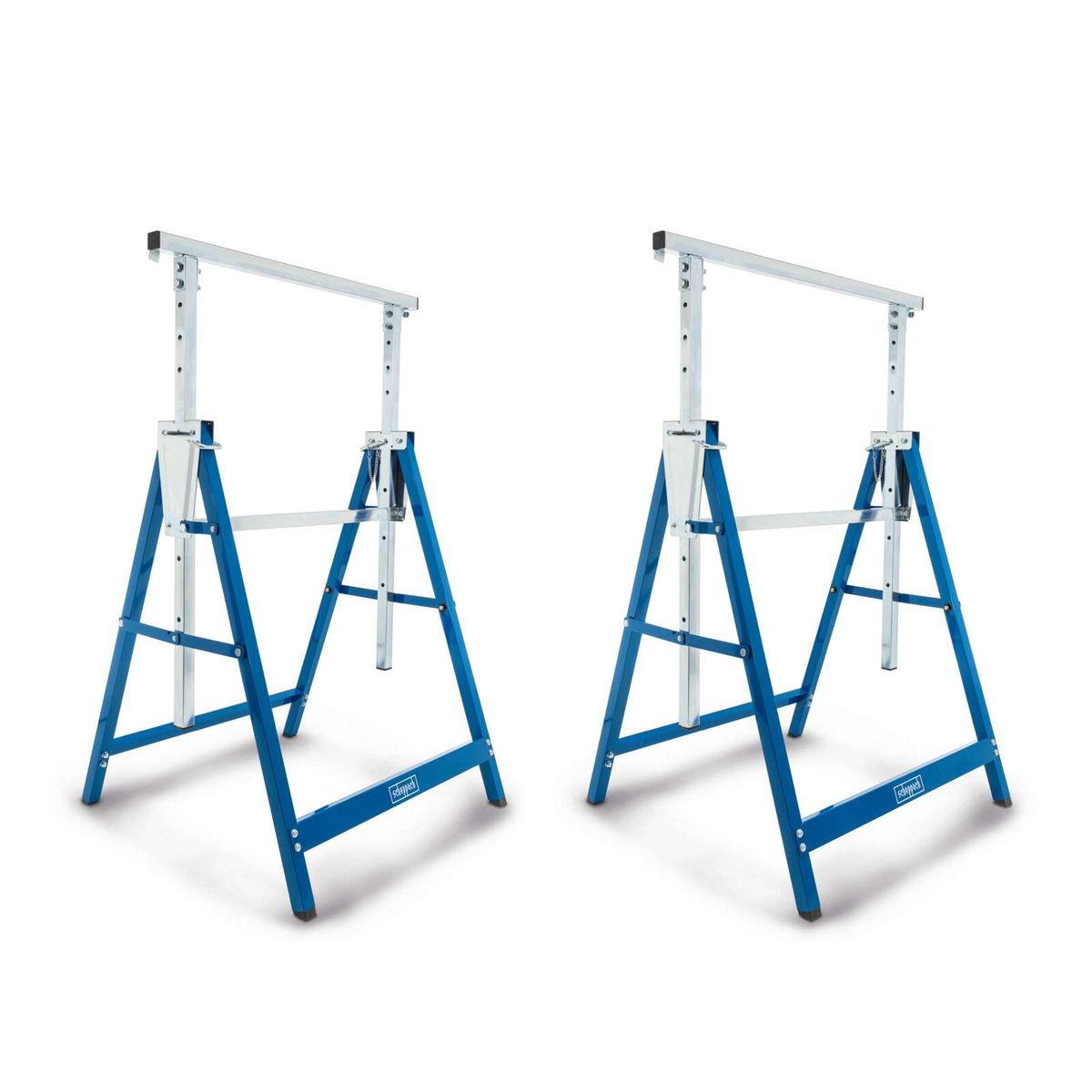 Scheppach Teleskop-Arbeitsbock mit Teleskopauszug für Arbeitshöhe 800–1300 mm