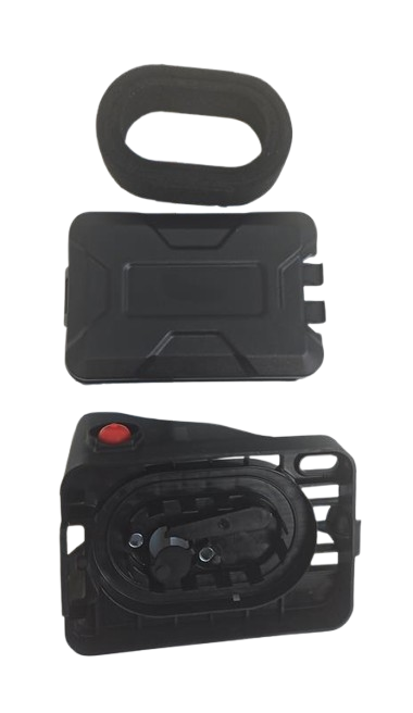 Luftfilter-Set mit Abdeckelement und Halterung für Luftfilteranlage