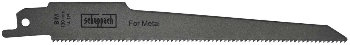 Scheppach-Metall-Sägezahn mit 130 mm Länge und 14 TPI