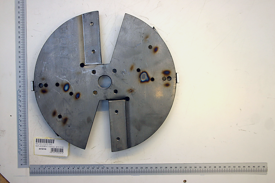 Scheppach Messerscheibe geschw., intern_40152100, von oben fotografiert.
