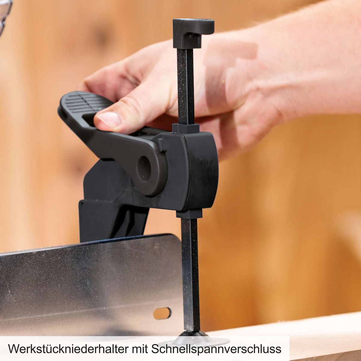 Werkstückniederhalter mit Schnellspannverschluss