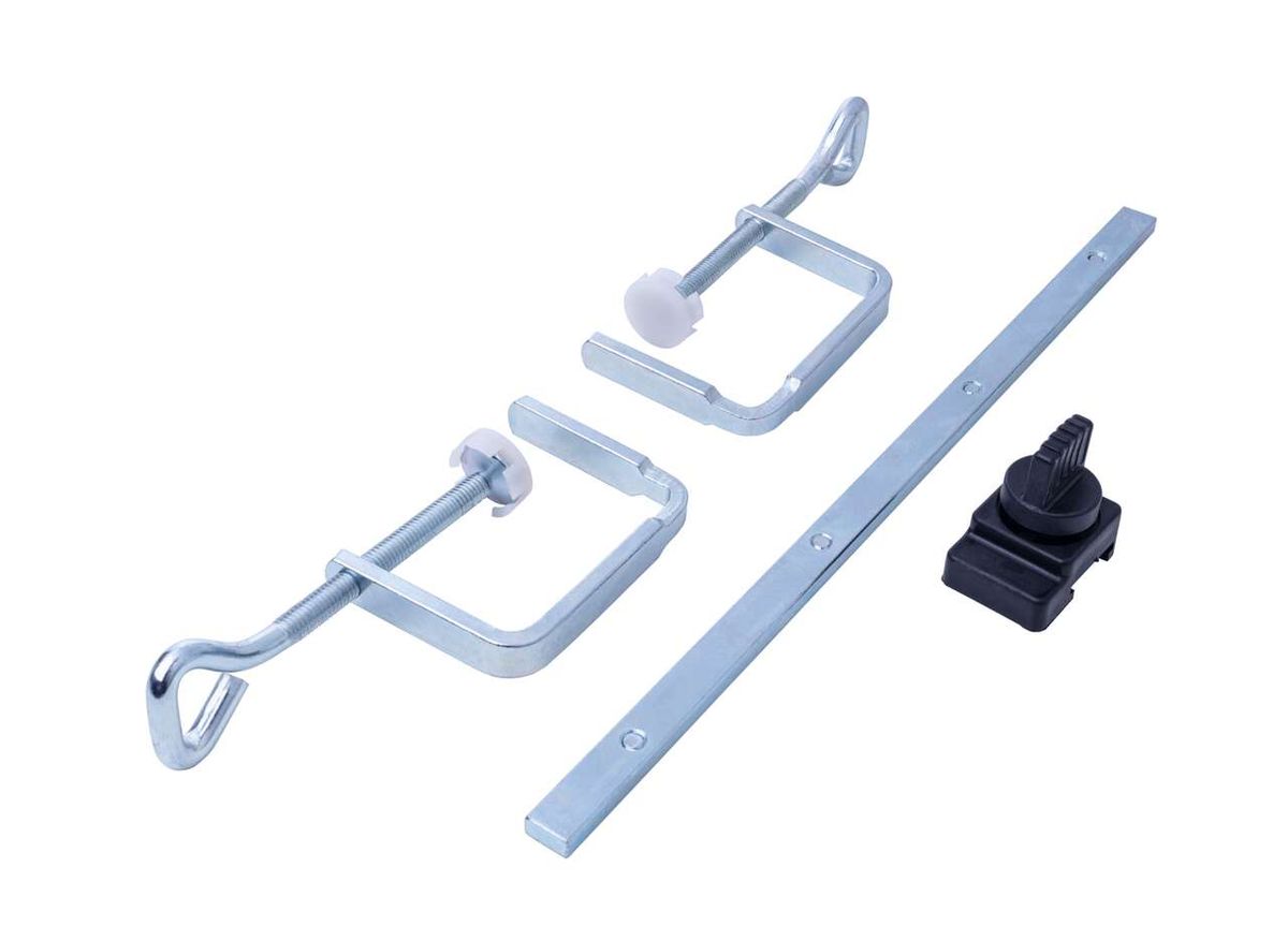 Scheppach-Zubehörteil für Tauchsäge mit Halterungen und Befestigungselementen