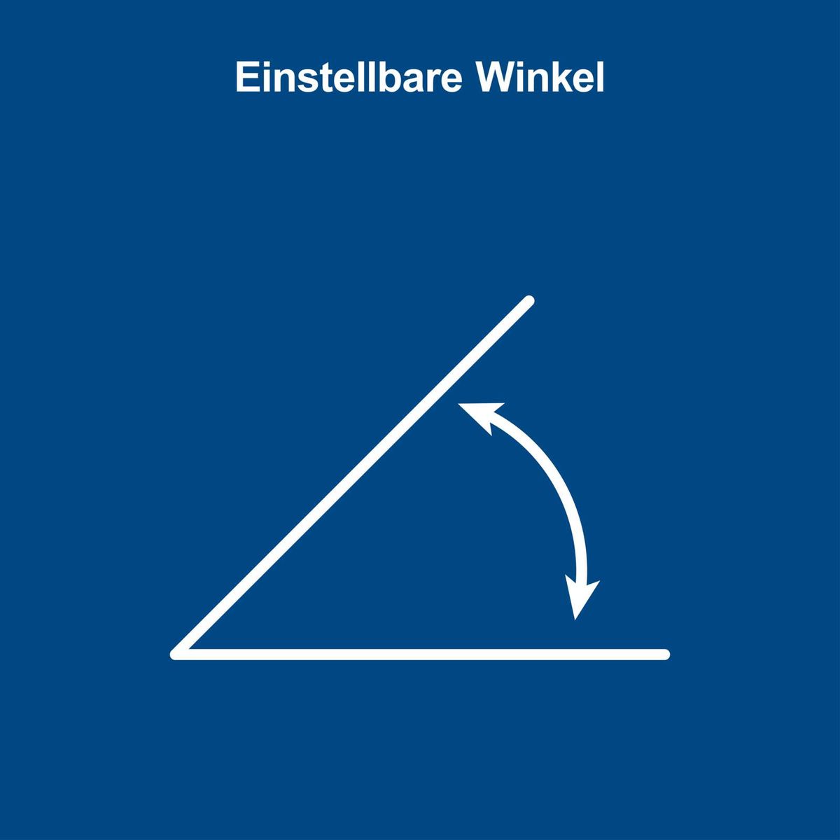 Verstellbare Winkel für präzise Einstellungen
