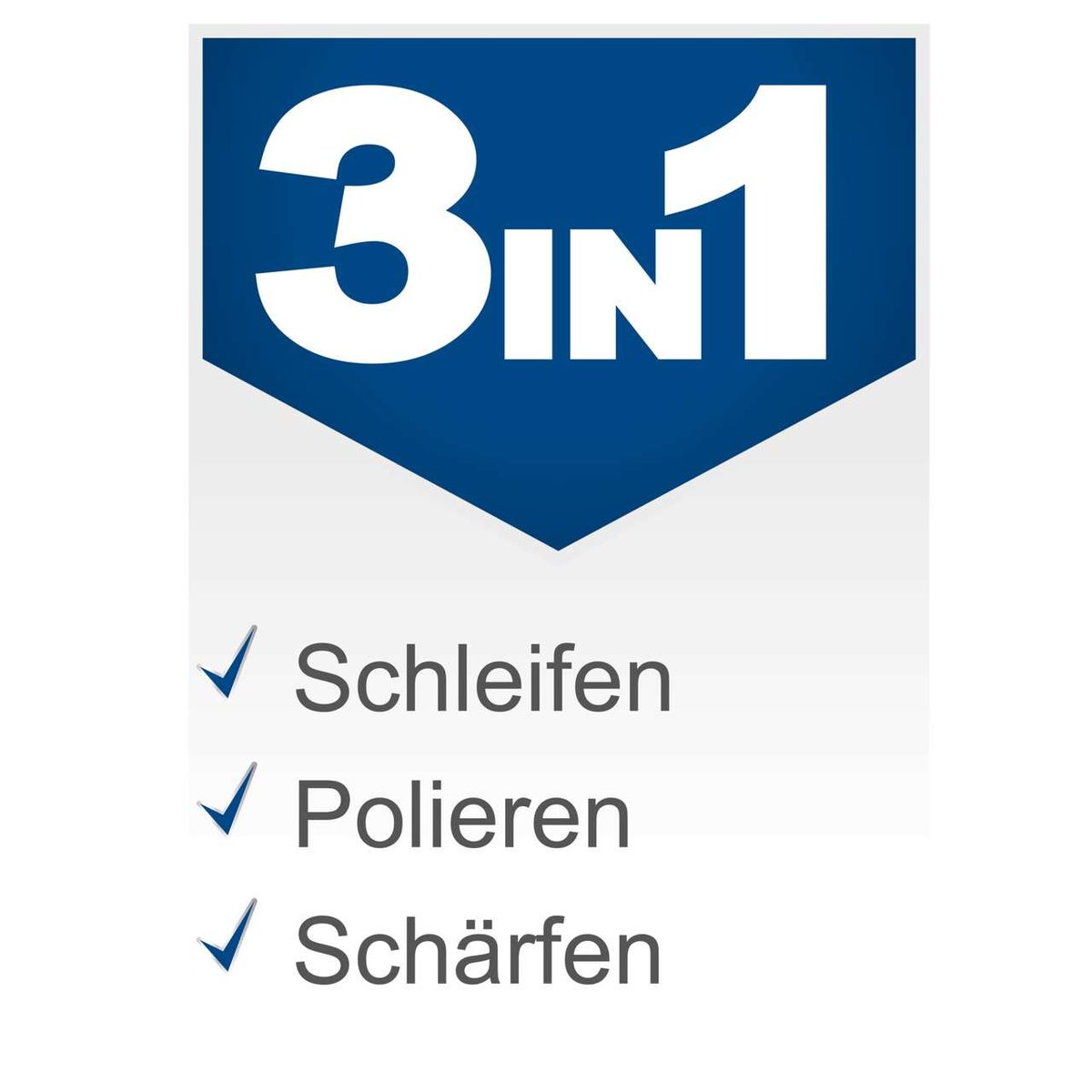 Der Nass- und Trockenschleifer BG200W bietet Schleifen, Polieren und Schärfen in einem Gerät.