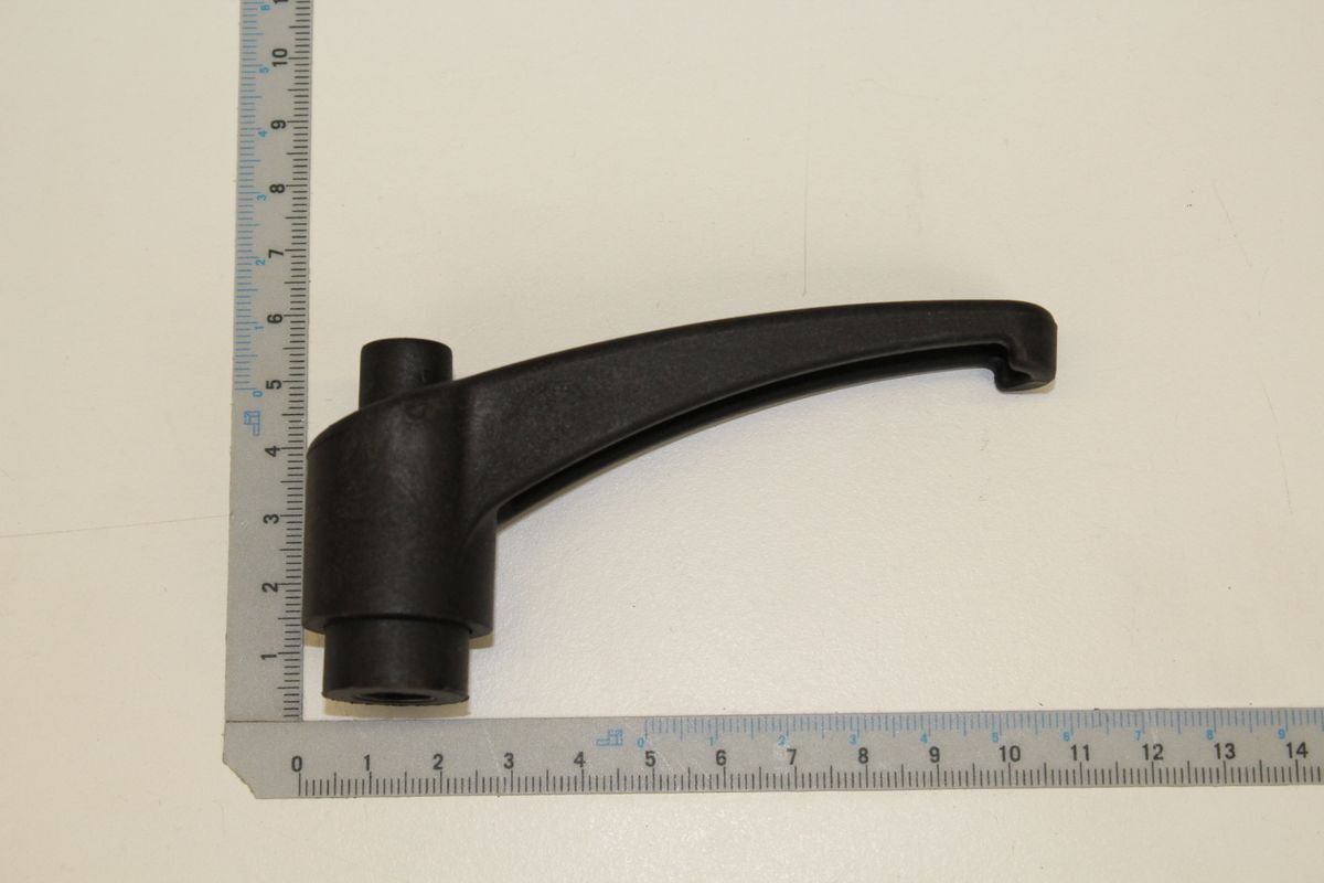 Verstellhebel mit Handgriff, Detailansicht