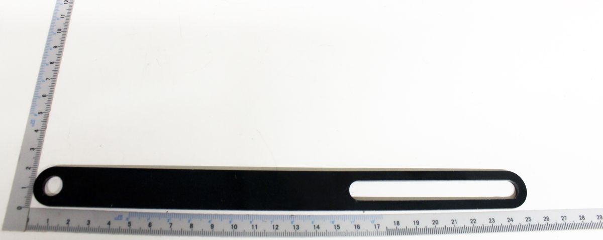 Scheppach-Meßstab mit Skalenmarkierungen für präzise Messungen