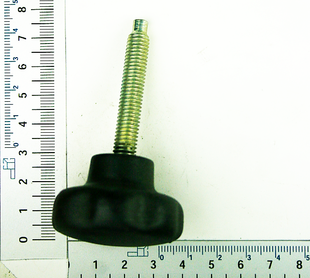 Scheppach-Sterngriffschraube mit Zapfen, M8x48