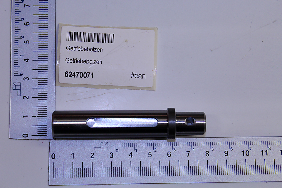 Getriebebolzen RD 16x78, Artikelnummer 62470071, Ansicht von der Seite.