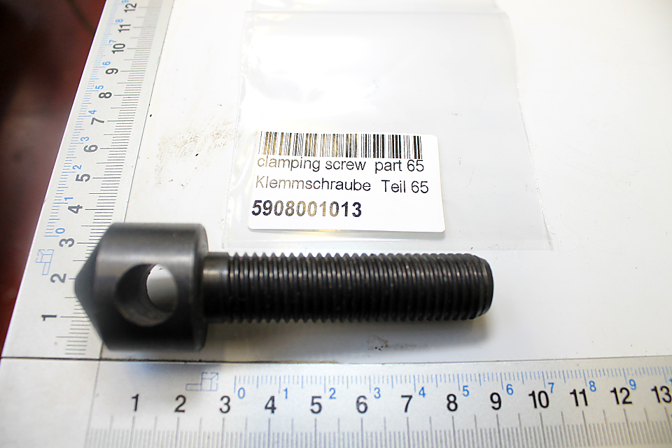 Klemmschraube (Teil 65) mit integriertem Klemmring, Scheppach-Baureihe