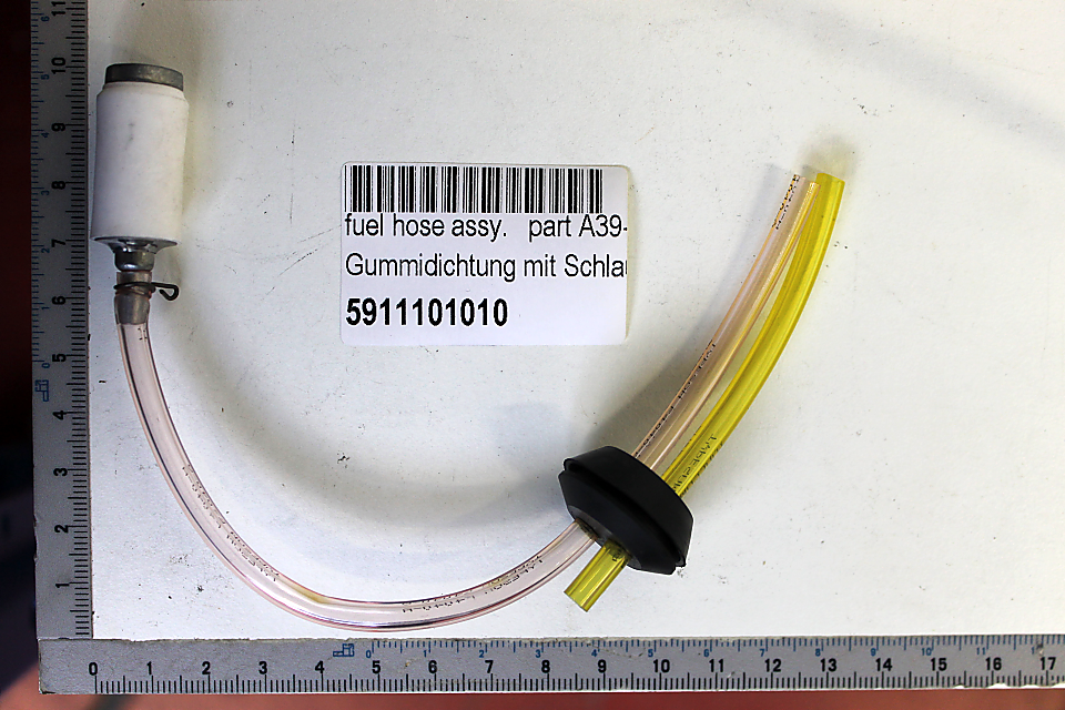 Scheppach-Führungsrohr mit Dichtung für Brennstoffsysteme