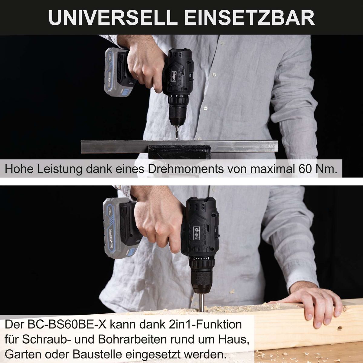 Elektrische Bohrmaschine, Werkzeug, Schreiner, Person, Holz