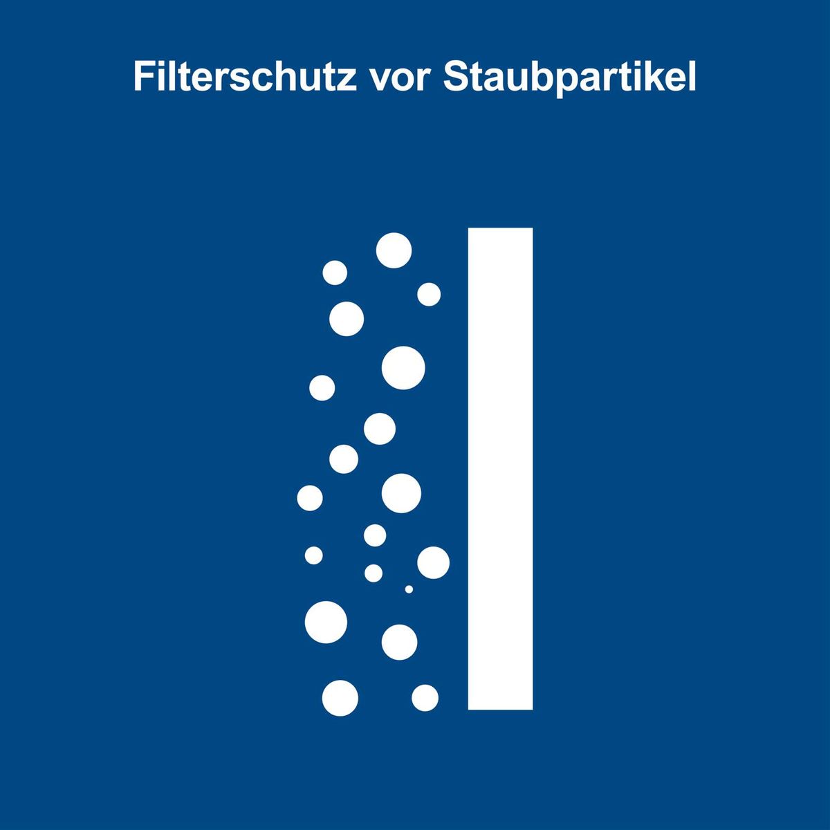 Filterschutz gegen Staubpartikel für Staubsauger