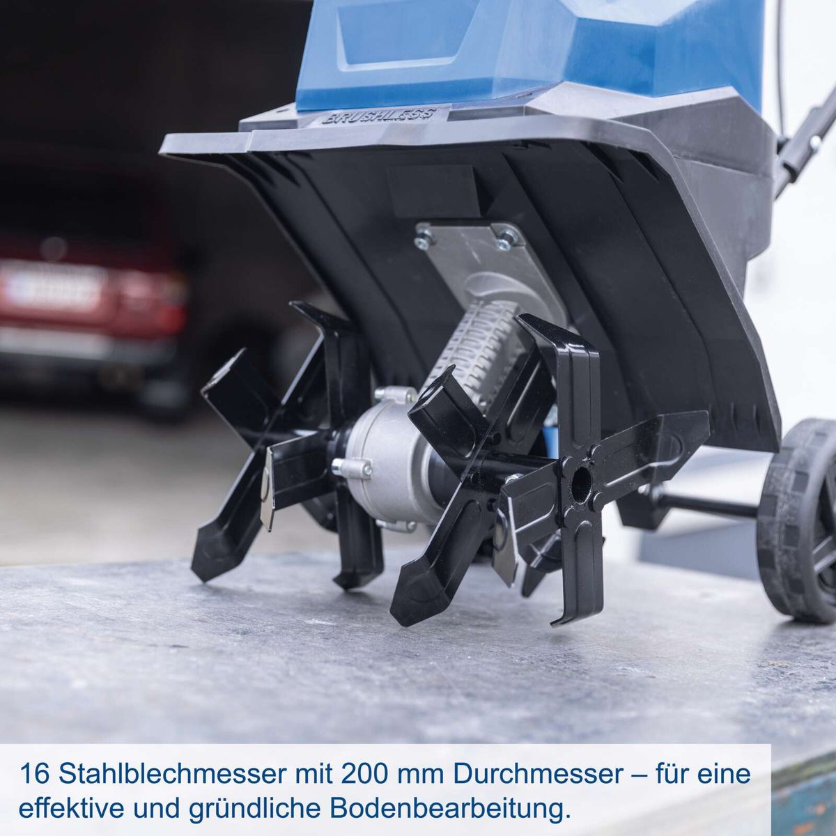 16 Stahlblechmesser mit 200 mm Durchmesser für effektive Bodenbearbeitung