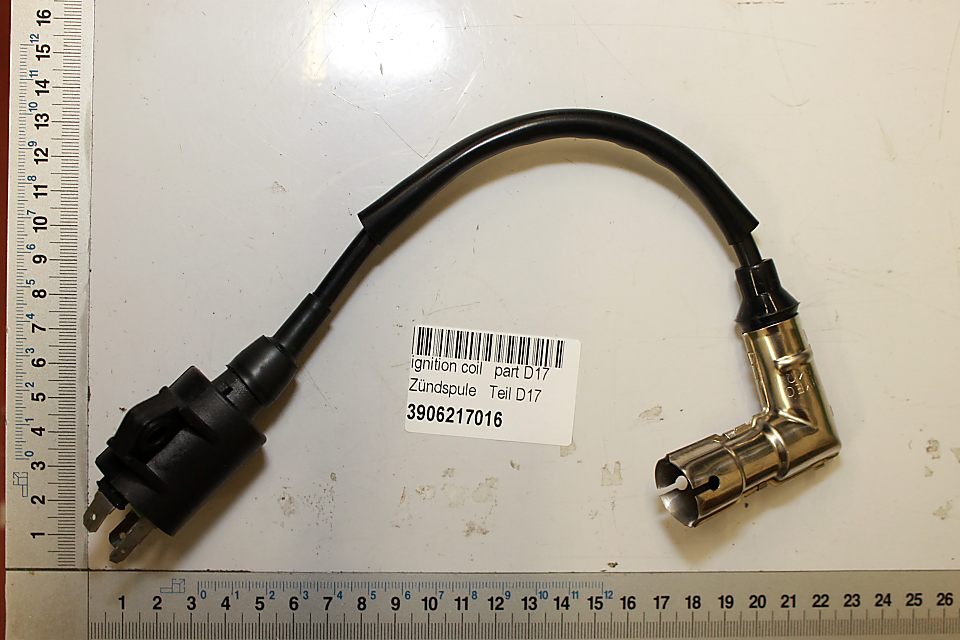 Scheppach-Zündspule-Teil (Teil D17) mit Anschlusskabel und Stecker