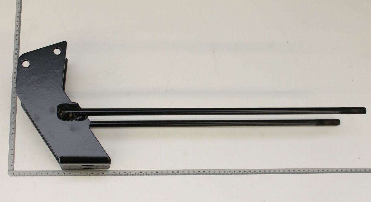 Mitnehmer Blech von Scheppach, gezeigt von der Seite.