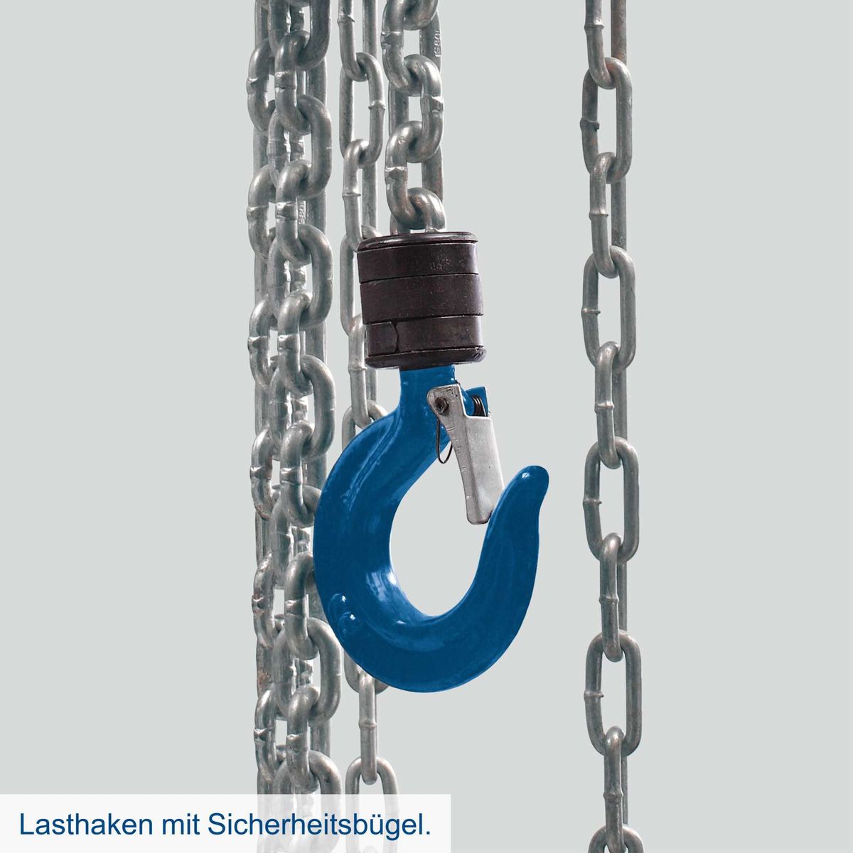 Lastenhaken mit Sicherheitsbügel für Scheppach CB01-Kettenzug