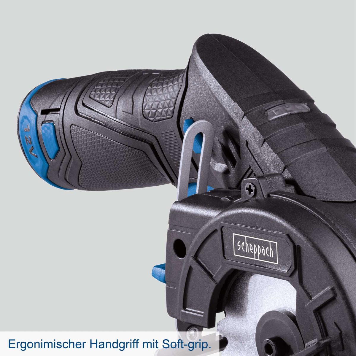 Ergonomischer Handgriff mit Soft-Grip für besseren Halt und Komfort beim Arbeiten