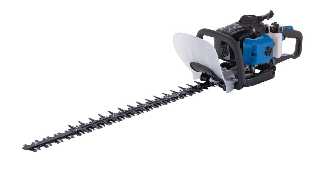 Scheppach-Häckenschere mit langem Hebel und scharfer Schnittklinge für präzise Arbeiten