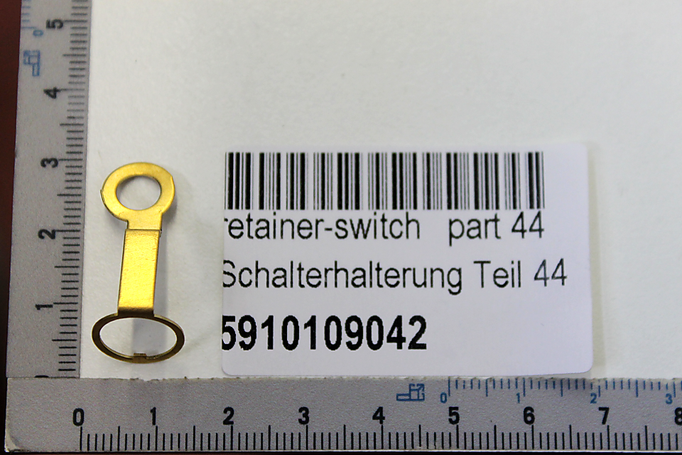 Schalterhalterung Teil 44 (Bauteil mit Kennzeichnung) – Teilstück für Scheppach-Produkte