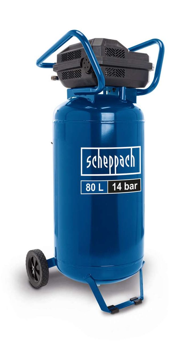 Standkompressor Scheppach mit 80-Liter-Tank und 14 bar Druck