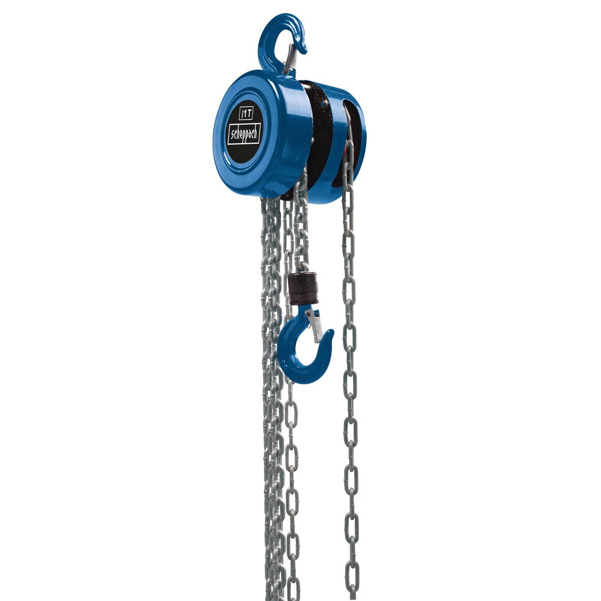Scheppach Kettenzug mit Kettenzugmechanik und Bedienkette für 1-Tonnen-Tragkraft