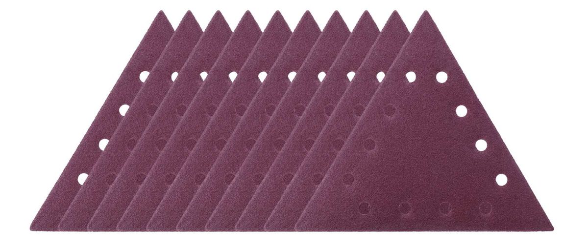 Scheppach Schleifpapier-Dreieckig, Körnung K80 – 10 Stück