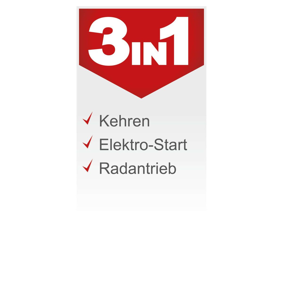 Wichtige Merkmale: Rückwärtsfahren, Elektroantrieb, Radantrieb für Scheppach-Produkt