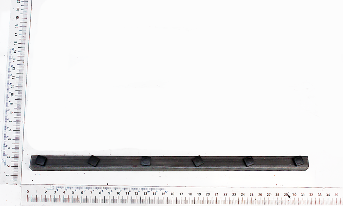 Keilleiste kpl. mit Schrauben 3302636043, Ansicht von der Seite.