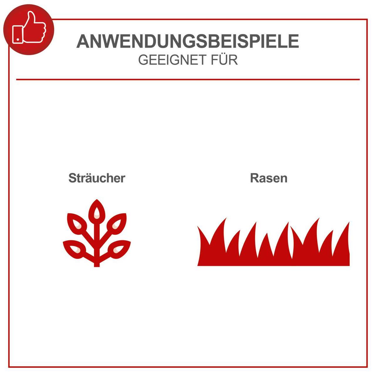 Das Produkt eignet sich für Sträucher und Rasen. Es ist ein Akku-Gras- und Strauchschere GHS7.2 von Scheppach.
