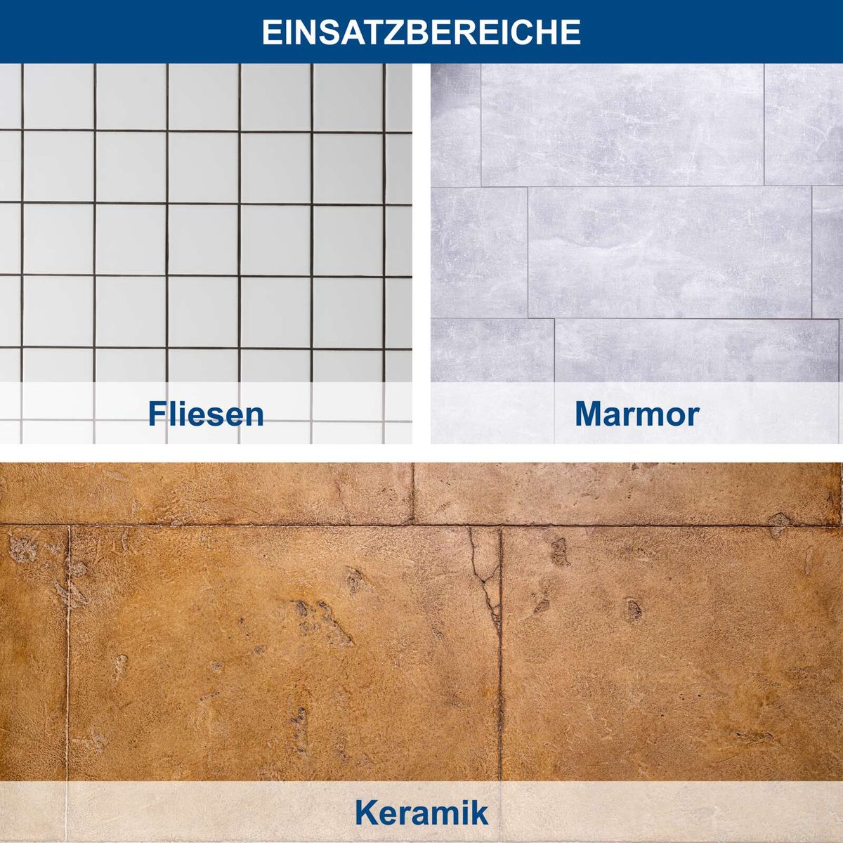 Materialübersicht: Fliesen, Marmor, Keramik als Einsatzbereiche für Scheppach-Produkte