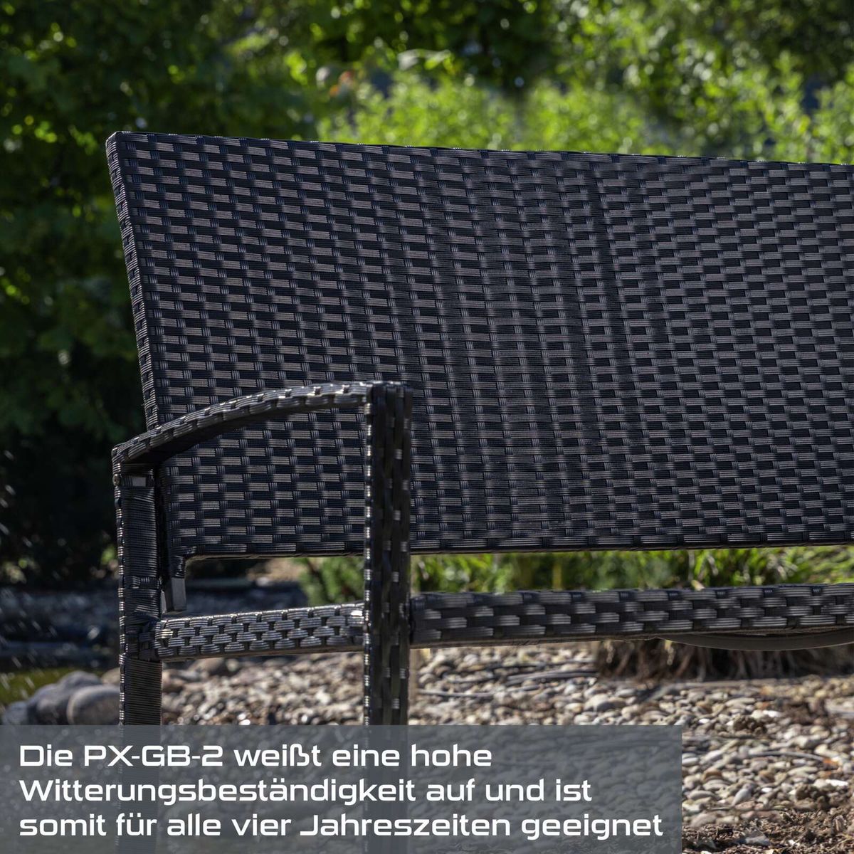 Witterungsbeständiges Outdoor-Möbelstück mit robustem Design für alle Jahreszeiten