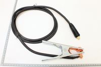 Scheppach-Messkabel mit Anschlussklemme und Crimpzange für 16 mm²-Kabel