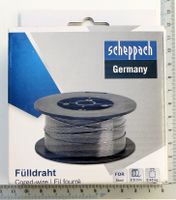 Scheppach-Fülldraht (0,8 mm) auf Rolle mit Markierung, Packung für DIY-Anwendungen